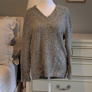 a new day Heather Gray V-Neck Sweater